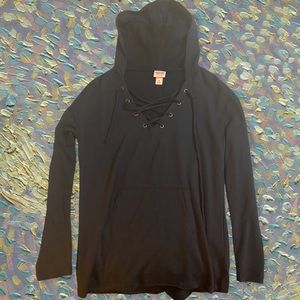 Mossimo black thin hoodie